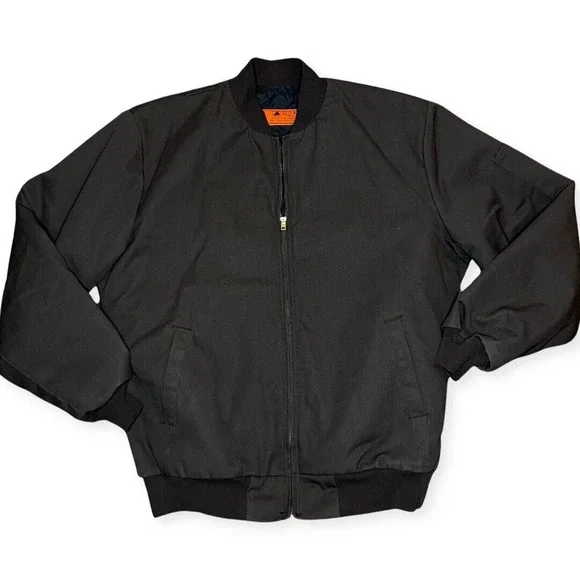 ジャケット・アウター RED KAP WORK JACKET USA 80s Vintage Red Kap Workwear Jacket M 80s USA Made Blue Zip Snap